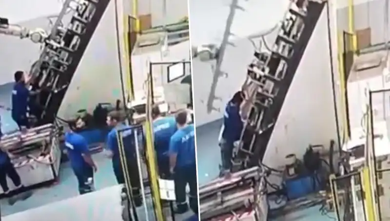 Fabrikada Dehşet! Çalışanın Sırtına Makine Saplandı