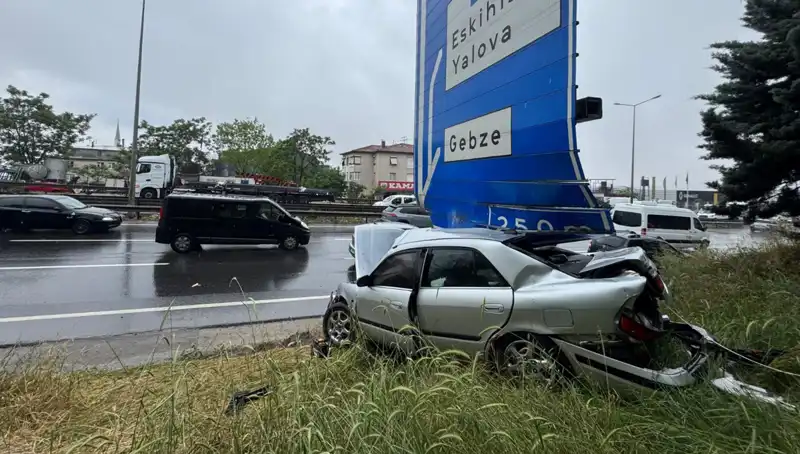 Trafik Levzasına Çarpan Araçta Bir Kişi Yaralandı: Ayrıntılar burada!