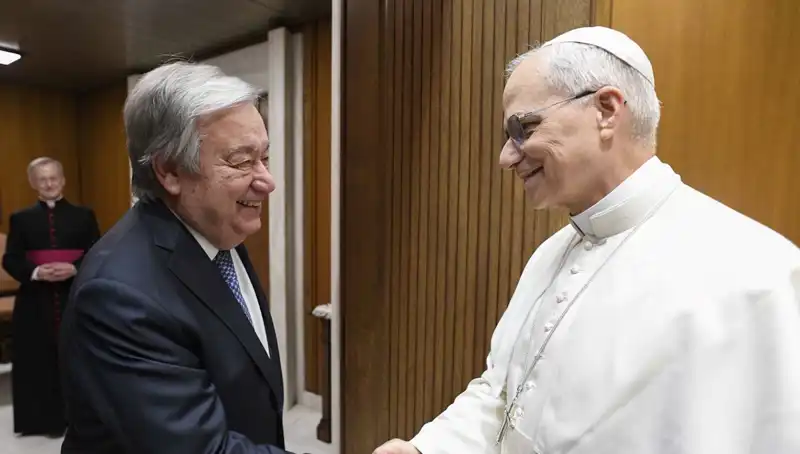 Papa Leo ve Guterres’in Tarihi Buluşması: Barış İçin Yeni Umutlar