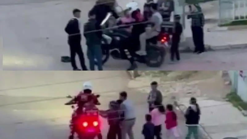 Polis Memurunun Çocuklara Sürüprizi: Motora Bindirdiği Anlar