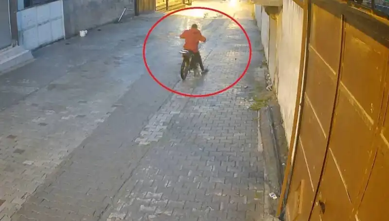 Motosiklet Hırsızı Arızaya Rağmen Yolda Kalmayı Başardı!