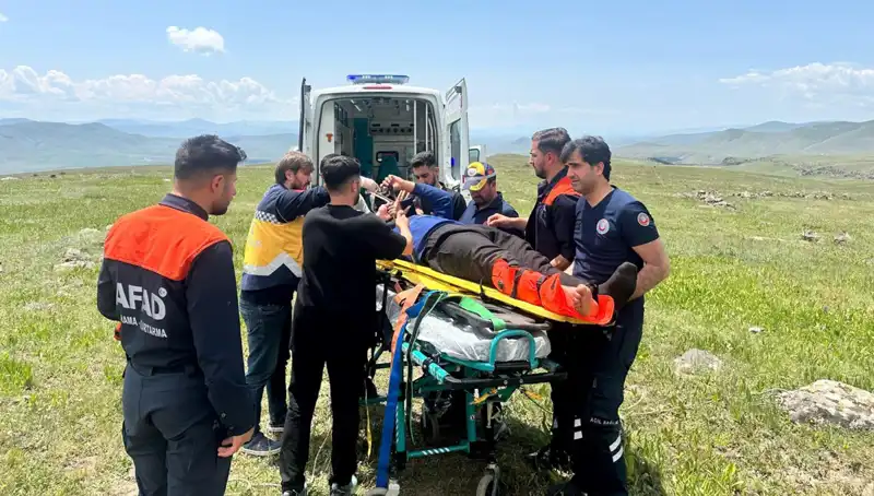 Kayalıkta Düşen Çobanın Kurtarılması İçin Ekipler Seferber Oldu!