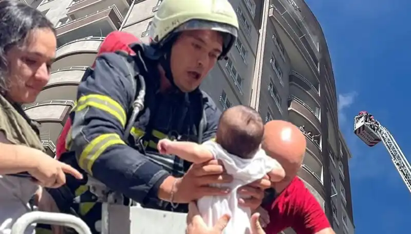 Kayseri'de 14 Katlı Binada Korkutan Yangın: Detaylar ve Kurtarma Operasyonu