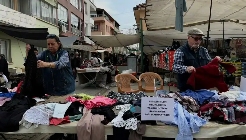 İyilik Tezgahı: İhtiyaç Sahiplerine Ücretsiz Yardım Destek Noktası