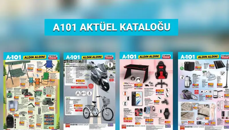 A101'de 17-24 Nisan Aktüel Kataloğu: Kaçırılmayacak İndirimler ve Fırsatlar
