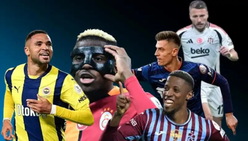 Süper Lig'de Gol Krallığı Yarışında Üçlü Çekişme: Osimhen, Banza ve En-Nesyri
