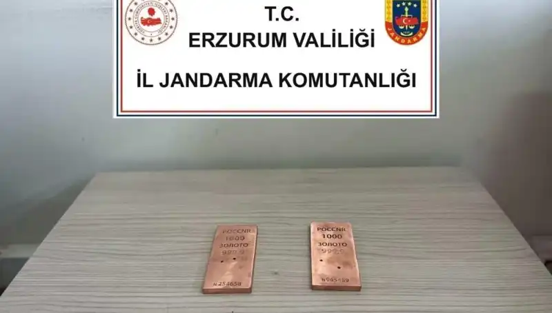 Sahte Külçe Altın Operasyonu: İki Kilo Sahte Altın Ele Geçirildi