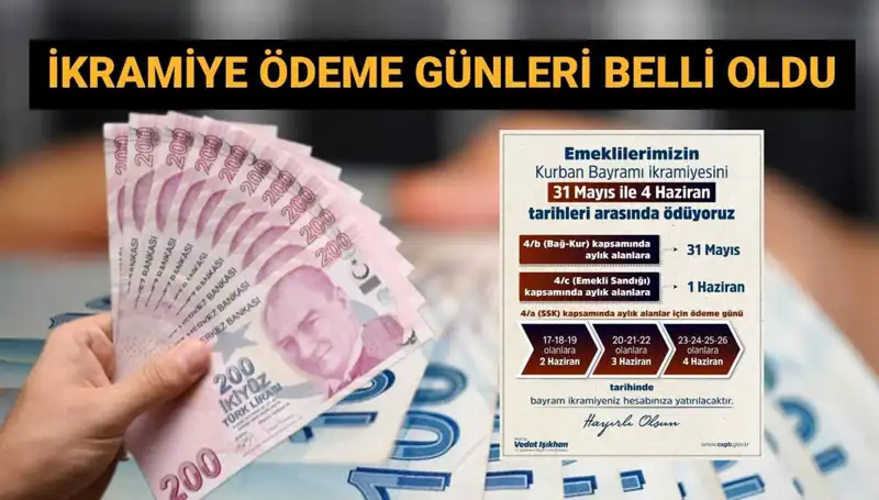 Emekli Bayram İkramiyeleri Hesaplara Yatıyor: Tarihler Neler?