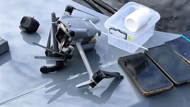 Uyuşturucu Sevkıyatında Kullanılan Drone Hava Savunma Sistemi ile Vuruldu