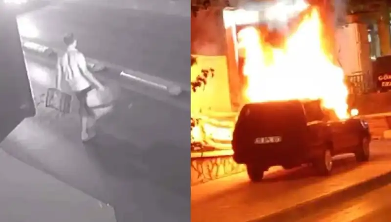 Boşanma İhtimaliyle Sinir Krizi Geçiren Adam, Eşinin Arabasını Yaktı