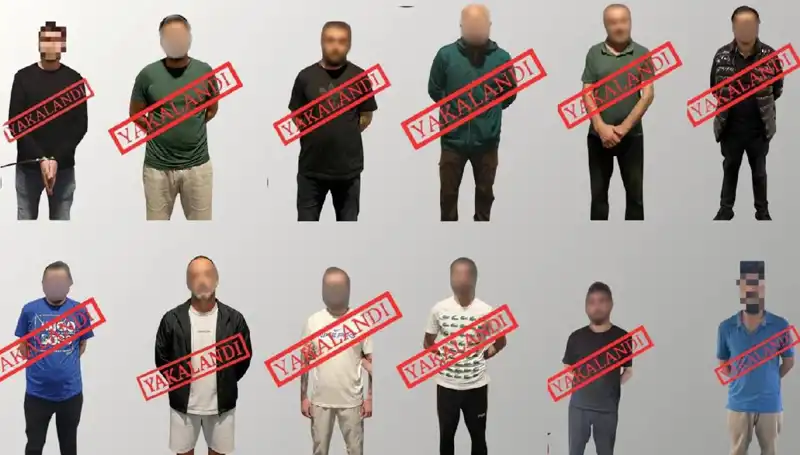 Kırmızı Bültenle Aranan 12 Şahıs Yakalandı: Ulusal Güvenlik İçin Tarihi Operasyon