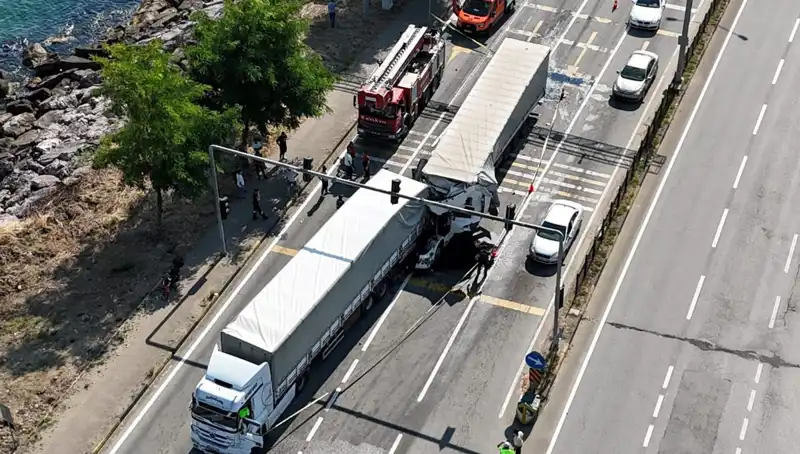 Karadeniz Sahil Yolu’nda Zincirleme Kaza: TIR Şoförü Hayatını Kaybetti