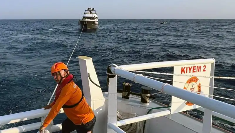 Marmaris Açıklarında Sürüklenen Tekne: Kurtarma Operasyonu Başarıyla Tamamlandı